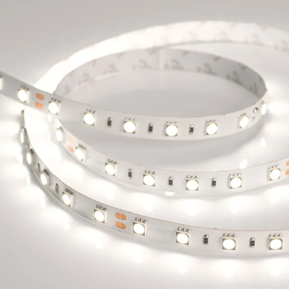 Светодиодная лента RT 2-5000 24V Day4000 2x(5060, 300 LED, CRI98) (Arlight, 14.4 Вт/м, IP20) 021422