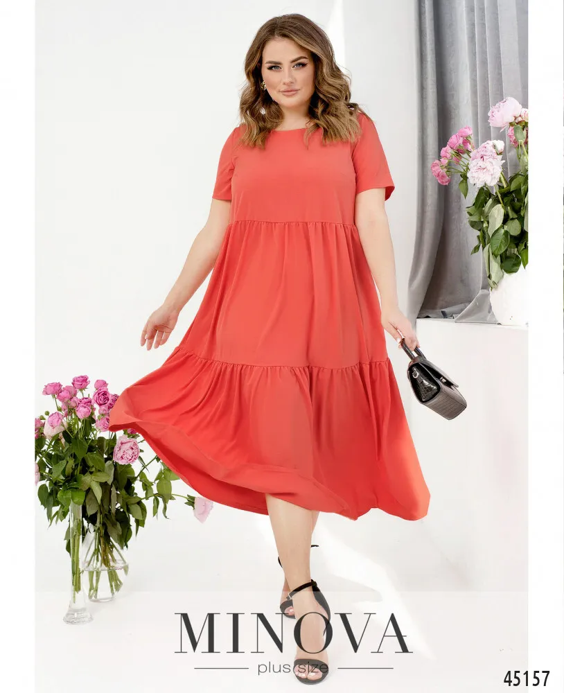 Платье 17-259-коралл Minova