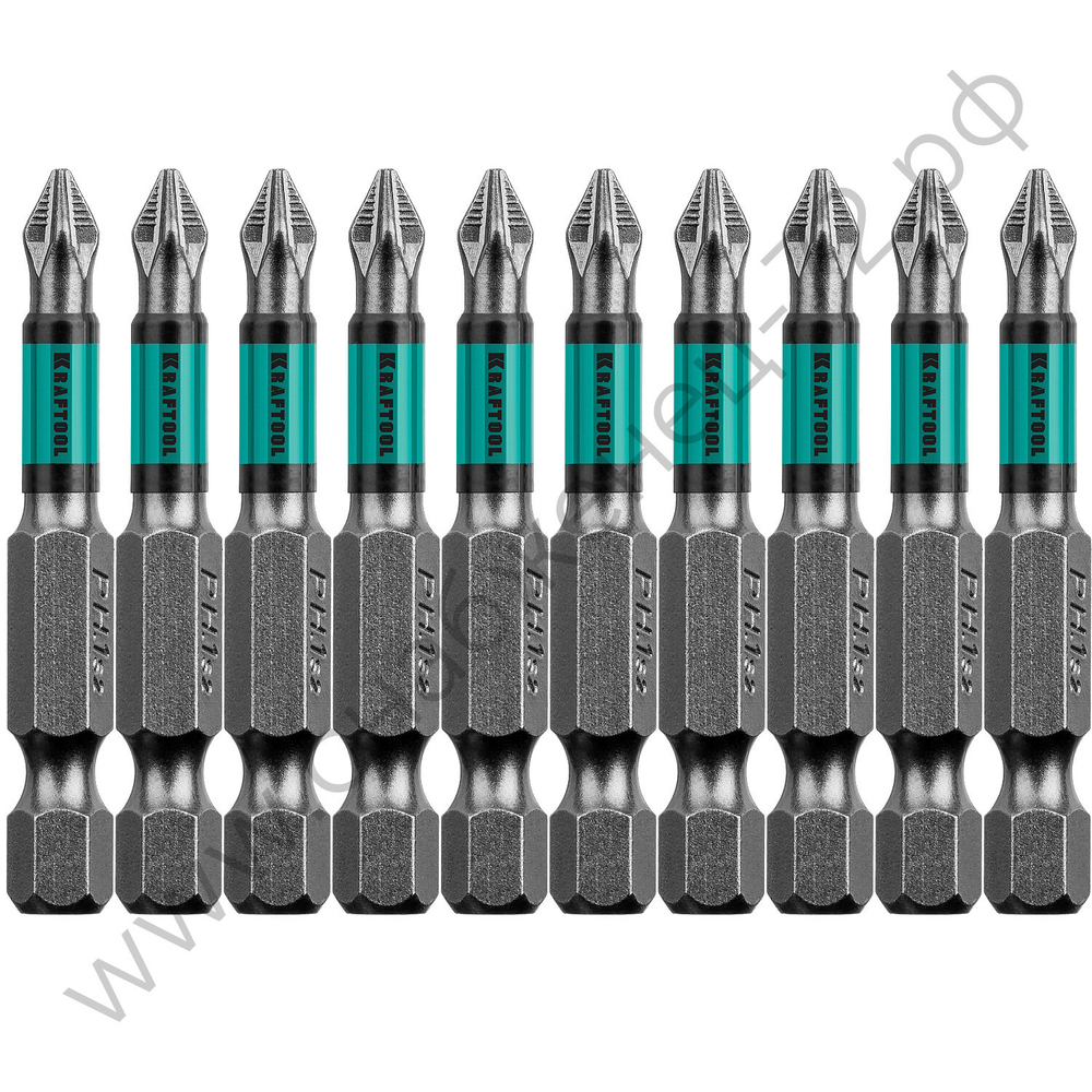 KRAFTOOL OPTIMUM PH 1, 50 мм, 10 шт, Биты (26122-1-50-10)