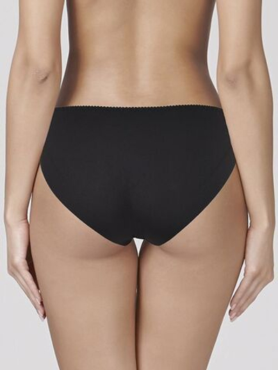 Трусики-слипы со средней линией талии (Размер: XXL) (Цвет: черный)