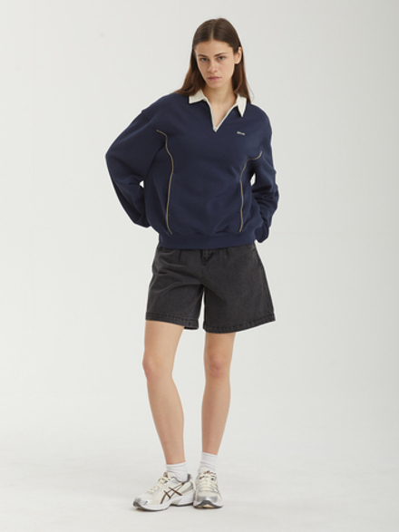 Женские Шорты Eli Ii Denim Pleated