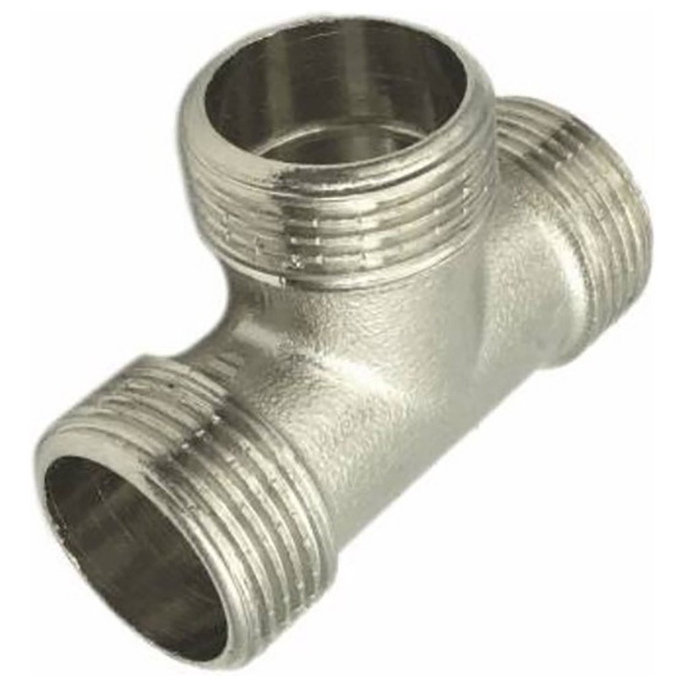 Тройник SantechSystems лат Ду15 р/р/р никель