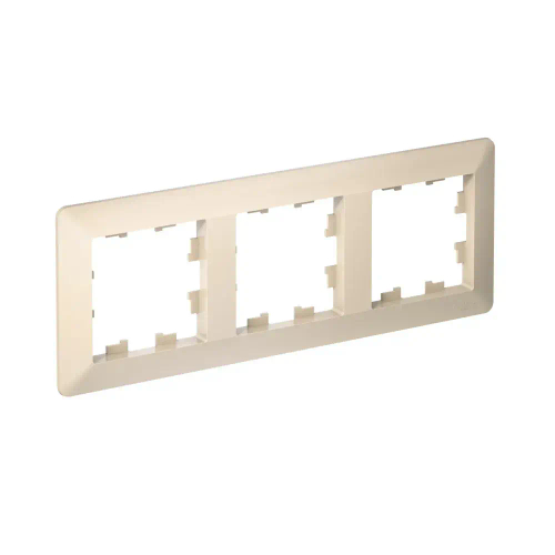 ATLASDESIGN AIR 3-постовая РАМКА, БЕЖЕВЫЙ/дымчатый белый