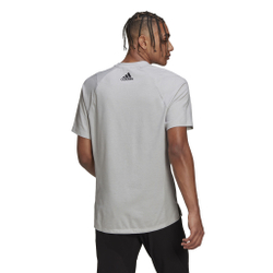 Мужское теннисное поло adidas Icons 3 BAR T-Shirt Men - Grey