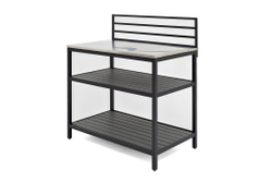 Модуль уличной кухни из алюминия БЕЙС (консоль открытая)