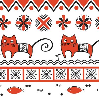 pattern ethnic motifs geometric seamless textile ornament