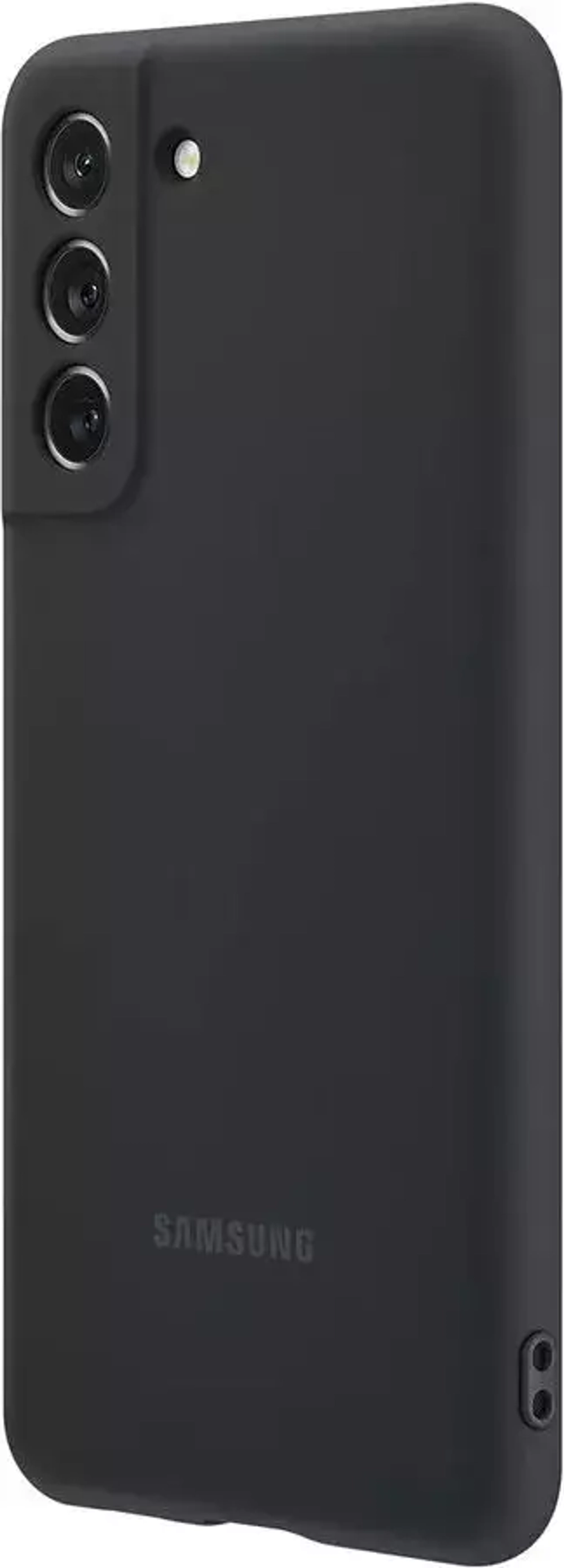 Чехол накладка Samsung Silicone Cover S21 FE black
