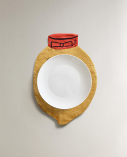 Zara Home тарелка из нержавеющей стали, цвет разноцветный, 50 см · 9610/023