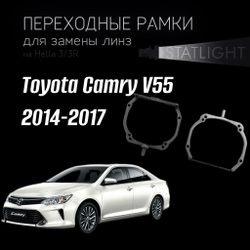 Переходные рамки для замены линз на Toyota Camry V55 2014-2017 AFS