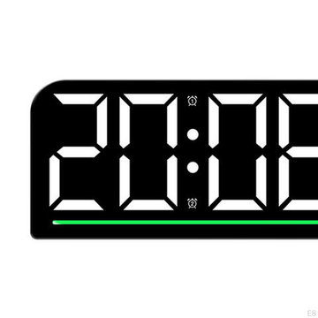 Часы-будильник настольно-настенные GH8027 White&Green