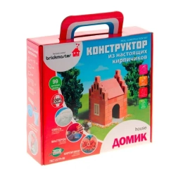 Конструктор из настоящих кирпичиков "Домик"