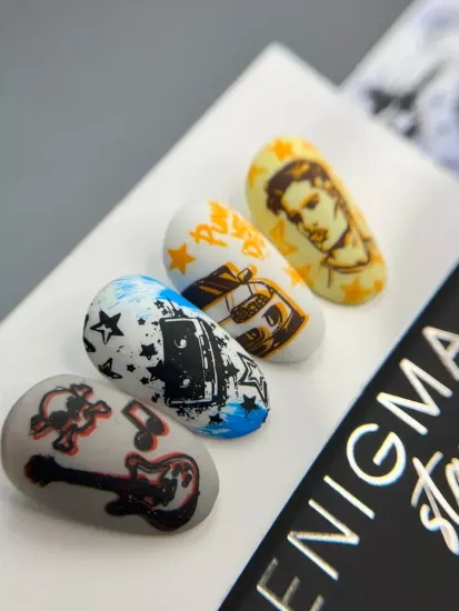 Пластина для стемпинга Enigmanic Stamping №025