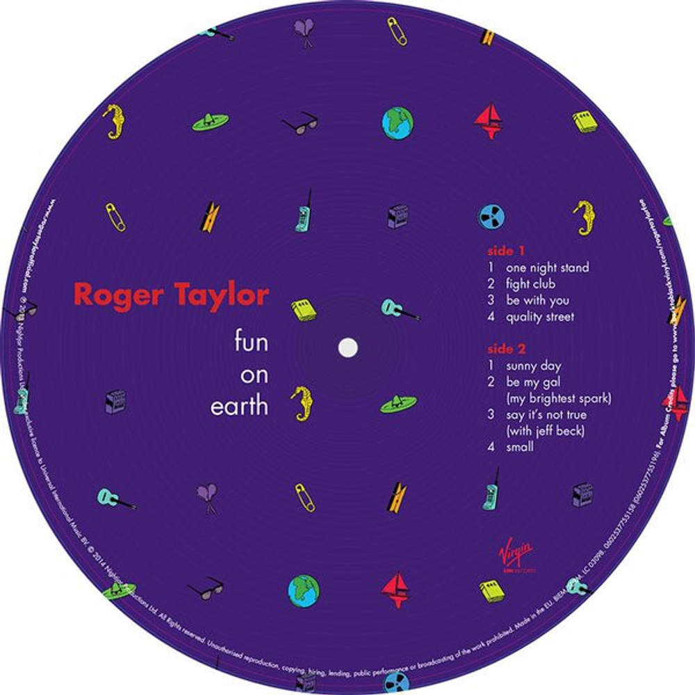 Roger Taylor / Fun On Earth (Picture Disc)(2LP)