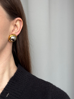 Серьги биколор