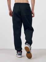 Брюки мусжкие с начесом "jogger fleece" (черный)