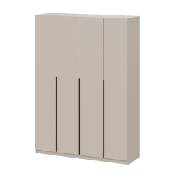 Шкаф распашной с наполнением (13 полок + 2 ящика) ШК 5 (1600), Меланж