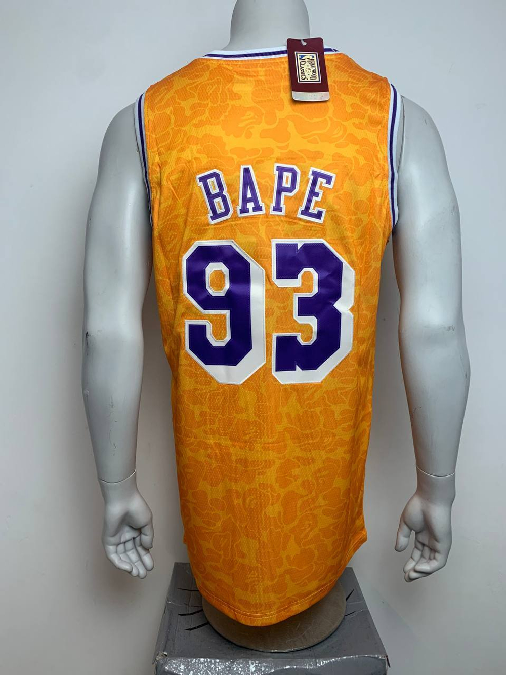 Баскетбольная джерси BAPE x Los Angeles Lakers