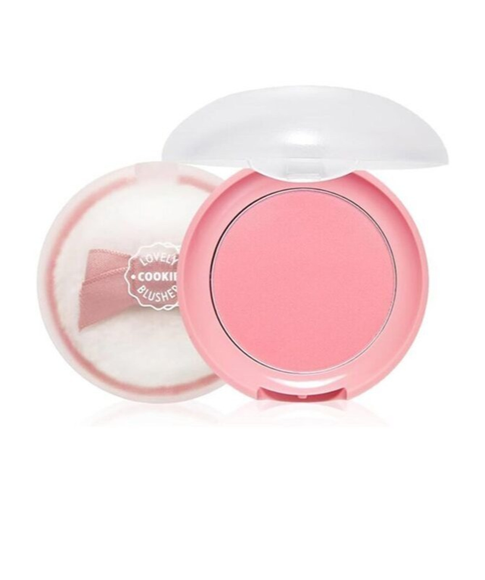 Etude Lovely Cookie Blusher Pk 002 Grapefruit Jelly Пудровые румяна для лица (Грейпфрутовое желе), 4 гр