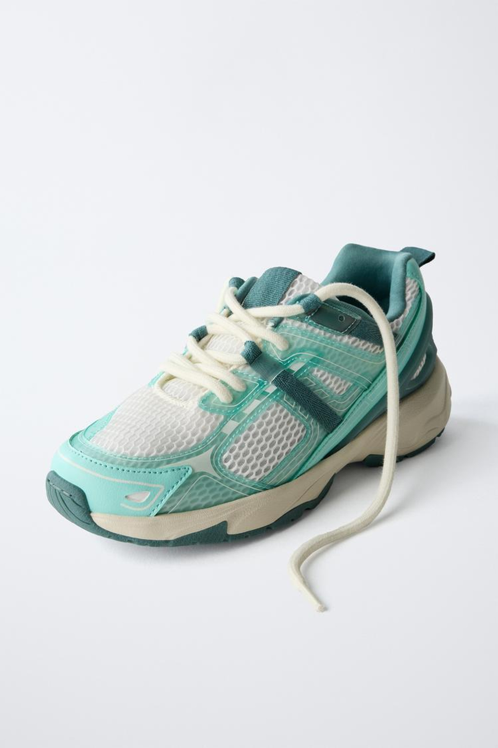 ZARA МНОГОКОМПОНЕНТНЫЕ СПОРТИВНЫЕ КРОССОВКИ, ГОЛУБОЙ