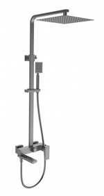 363563-G Душевая система квадрат (НЕРЖ, ГРАФИТ) ViEiR (5/1шт)