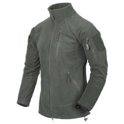 ALPHA TACTICAL Jacket - Grid Fleece - Foliage Green