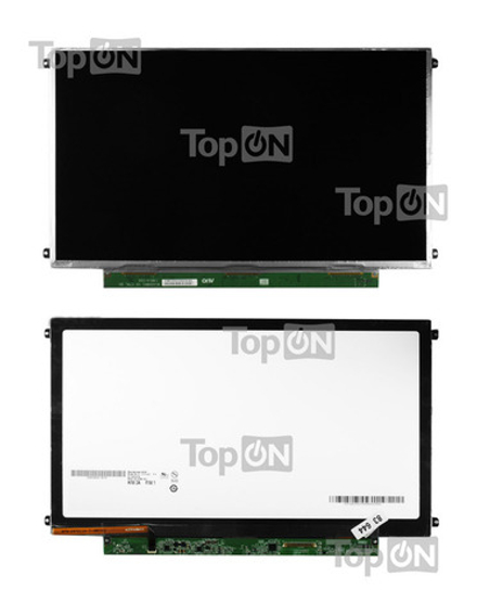 Матрица для ноутбука 13.3" 1366x768 40 pin SLIM крепления уши. Аналог: B133XW01 V.2 N133BGE-LB1 B133XW03 V.2 LP133WH2(TL)(A3) LP133WH2(TL)(L1)