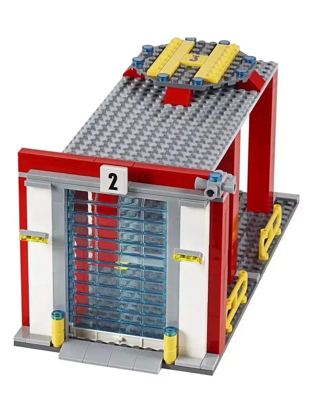 Конструктор Сити Пожарная часть 1213 деталей