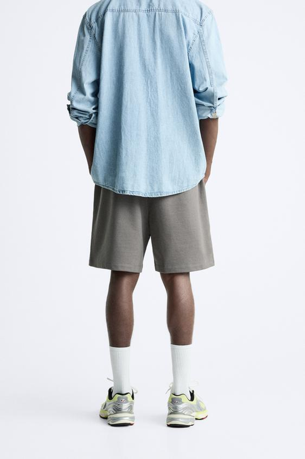 ZARA ШОРТЫ ДЖОГГЕРЫ, ТЕМНЫЙ АНТРАЦИТ