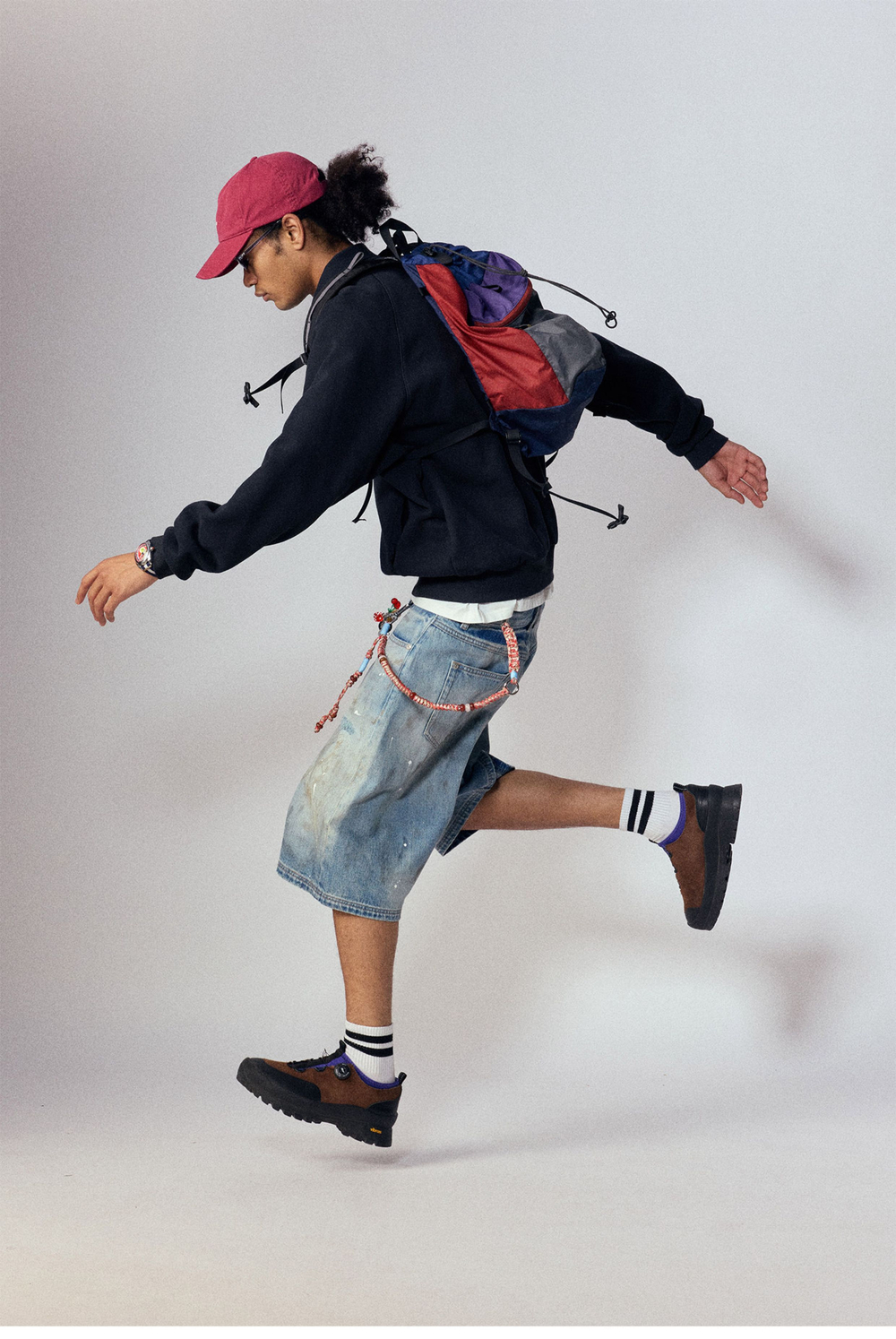 Monterest Outdoor Retro Loose-Fit Polo Navy