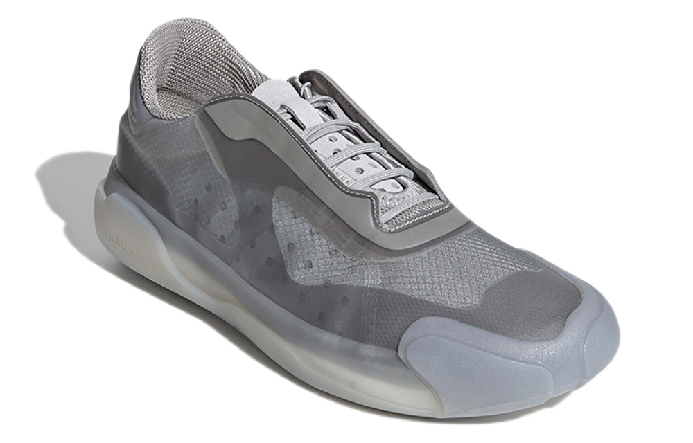 PRADA x adidas Luna Rossa A+P 21 low-cut sports casual shoes for men and women the same gray