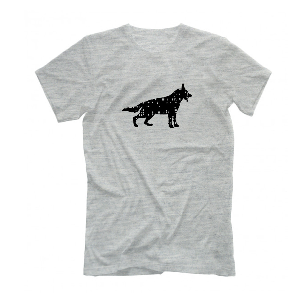 Футболка "Овчарка - набросок"