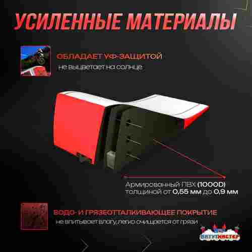 Надувная подушка «FMXFly» для байк-трюков и прыжков, 9×4,5×2,5 м