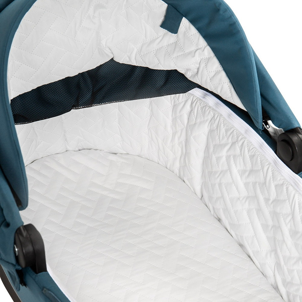 Коляска 4 в 1 Sweet Baby Cupola New + автокресло Elegante Plus с базой i-Size ISOFIX DK780 Ocean Green