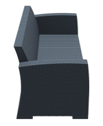 Диван пластиковый плетеный трехместный с подушками Monaco Lounge XL