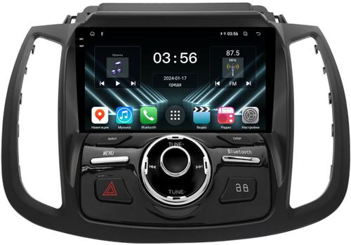 Магнитола для Ford Kuga 2 2017-2019 (SYNC 3, рамка с кнопками тип 2) - FarCar S280 монитор 9.5" IPS на Android 13, CarPlay