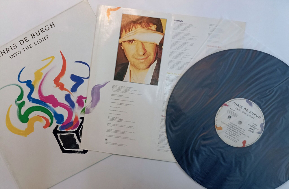 Винтажная виниловая пластинка LP Chris de Burgh Into The Light (Spain 1986)