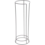 Набор кружек на стойке 280мл «Золотой узор», цвет золото с черным