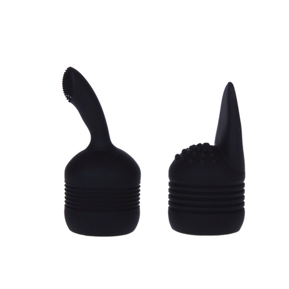 Вибромассажер Magical Massager c дополнительными насадкам (12 режимов) (Цвет: черный)