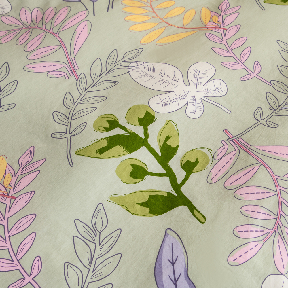 Комплект постельного белья Люкс Сатин 100% хлопок на резинке AR279