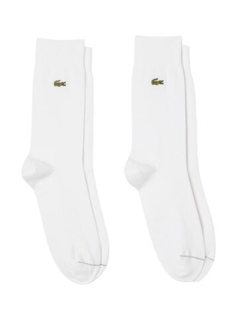 Теннисные носки Lacoste Long 2P - white
