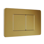 Кнопка смыва WAVE SS05 универсальная, ЗОЛОТО, прямоугольная, НЕРЖ