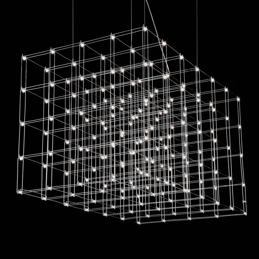 Подвесная Люстра Quasar Cosmos Square Led Pendant Light 80/80/140 By Imperiumloft
