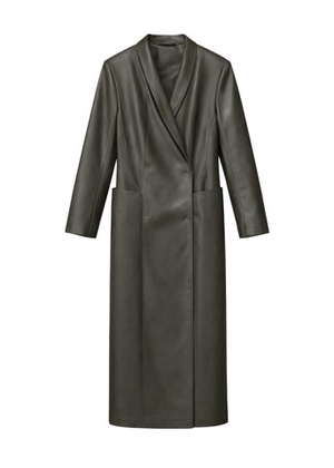 Пальто Тринити из кожи