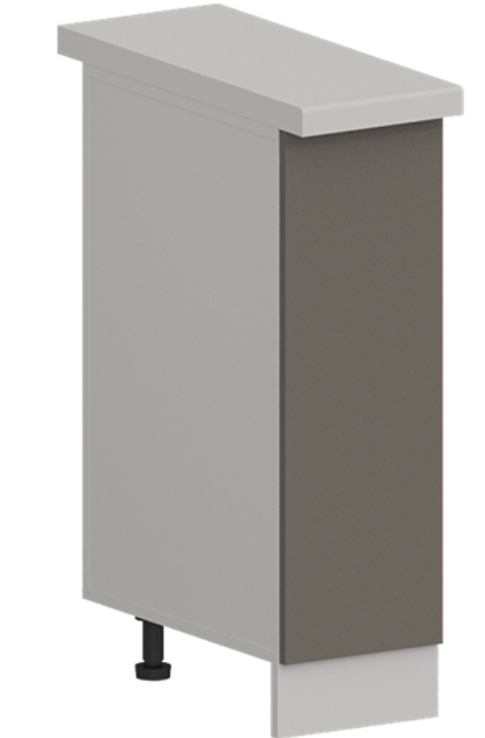 Кухня Модуль ШН 250 Белый / Грей Софт