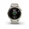 Garmin epix Pro (Gen 2) Sapphire Edition 42 мм, золотистый корпус с нейлоновым ремешком сливочного цвета