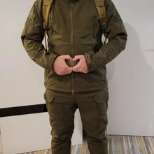 Костюм тактический утепленный Softshell Олива