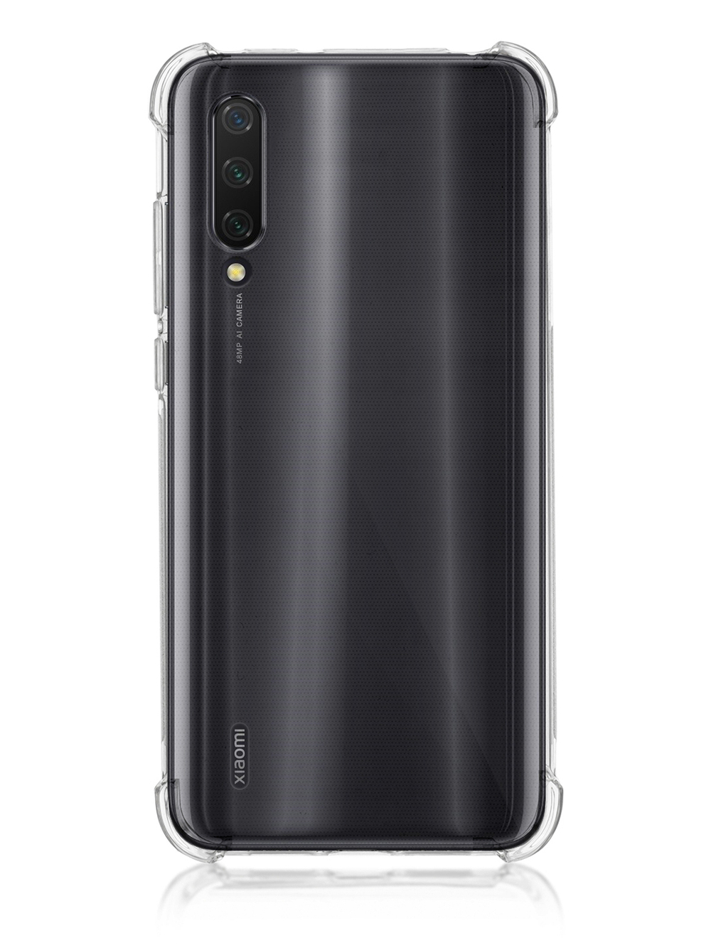 Чехол ROSCO для Xiaomi Mi 9 Lite;Xiaomi Mi CC9 оптом (арт. XM-MI9L-HARD-TPU-TRANSPARENT)