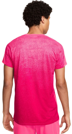 Мужская теннисная футболка Nike Court Slam Dri-Fit Tennis - Розовый