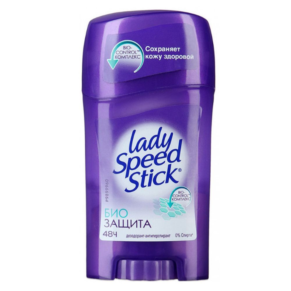 Lady Speed Stick Дезодорант-антиперспирант стик Био защита, 45 гр