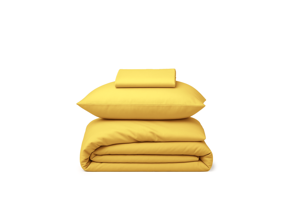 Комплект постельного белья 1,5-спальный Mollen солнечно-желтый
